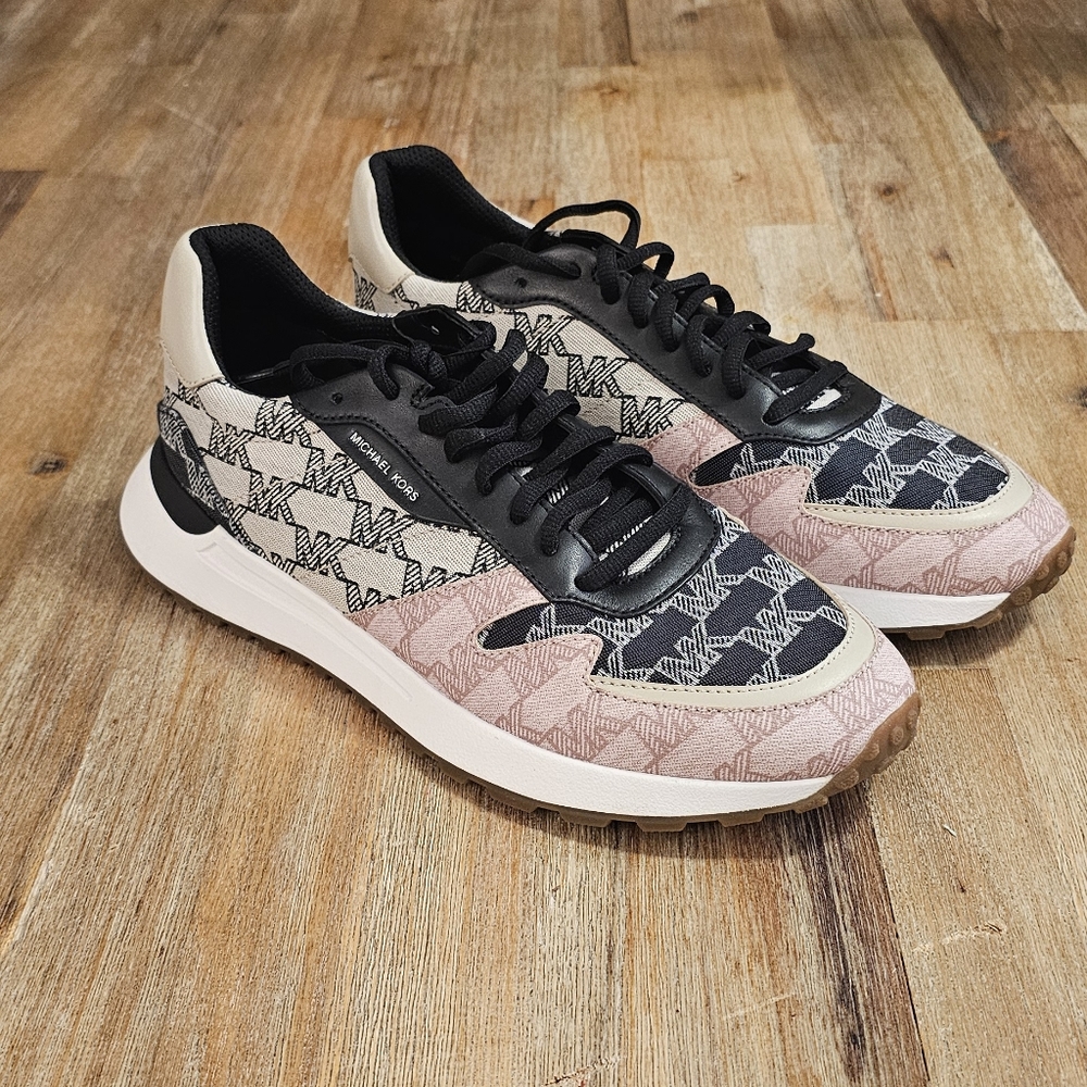 Men's & Boys Sneakers Athletic Shoes Michael Kors Theo Trainer. - Picture 3 of 7